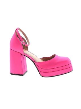 Wild Fable Hot Pink Platform Block Heel Mary Jane with Ankle Strap